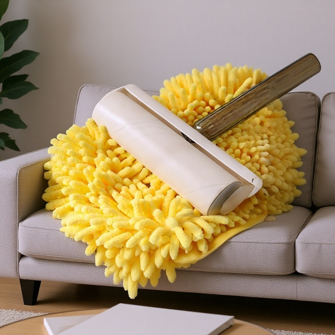 올빼미 셰닐 핸드 타월