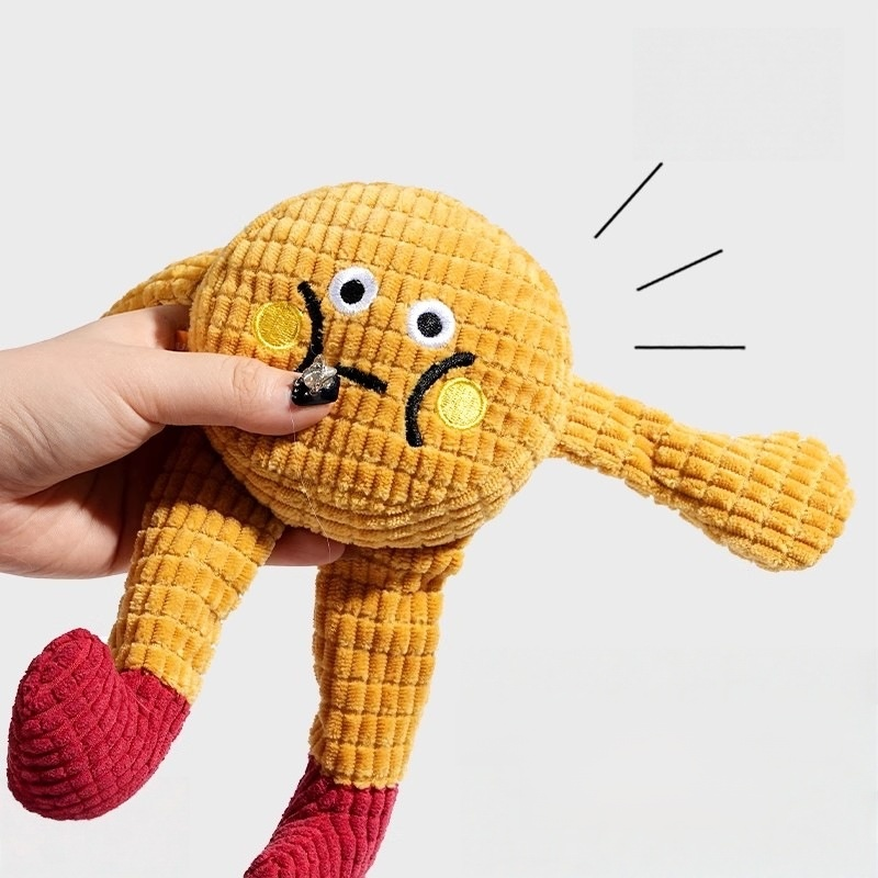 Washable Plush Catnip Toy with Sound for Cats and Dogs