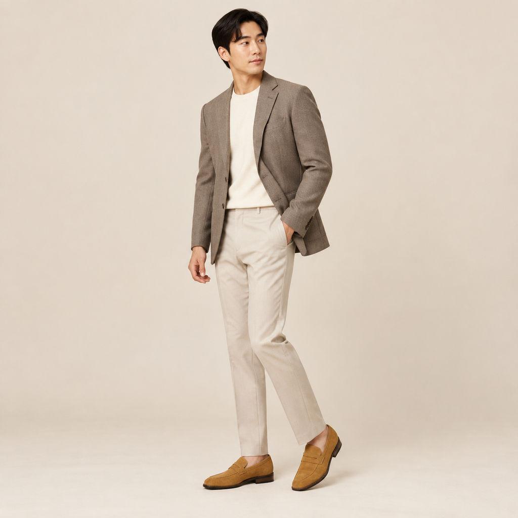 남성 로퍼 캐주얼 신발 슬립온 한류 스타일