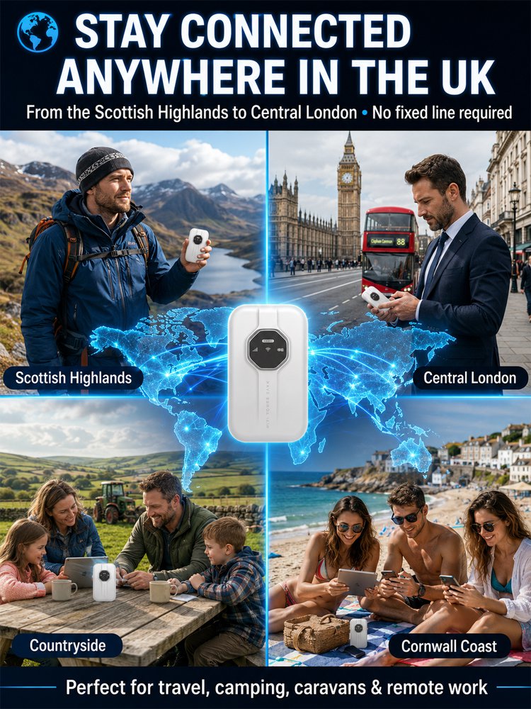 [Global Coverage, Free for Life] Boundless Portable Wi-Fi