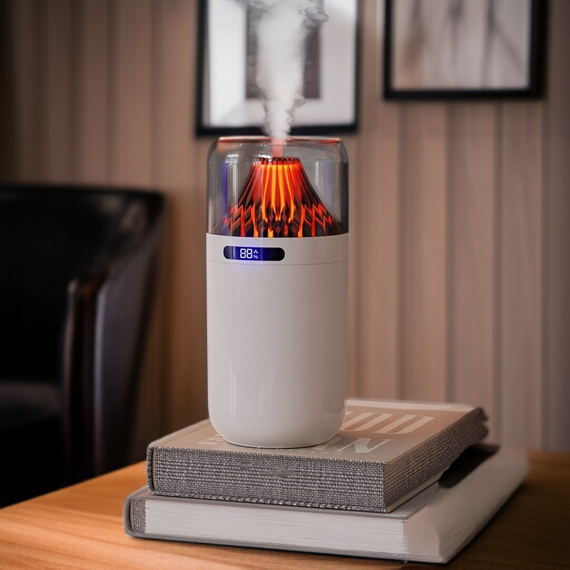 Tragbarer Leiser Luftbefeuchter für Schlafzimmer Büro und Auto mit Aromatherapie