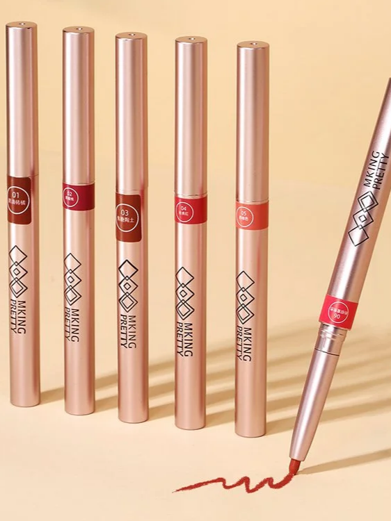 ทาแล้วเสริมริมฝีปากอวบอิ่ม ปากกาเขียนขอบปากไม่ติดแก้วน้ำ