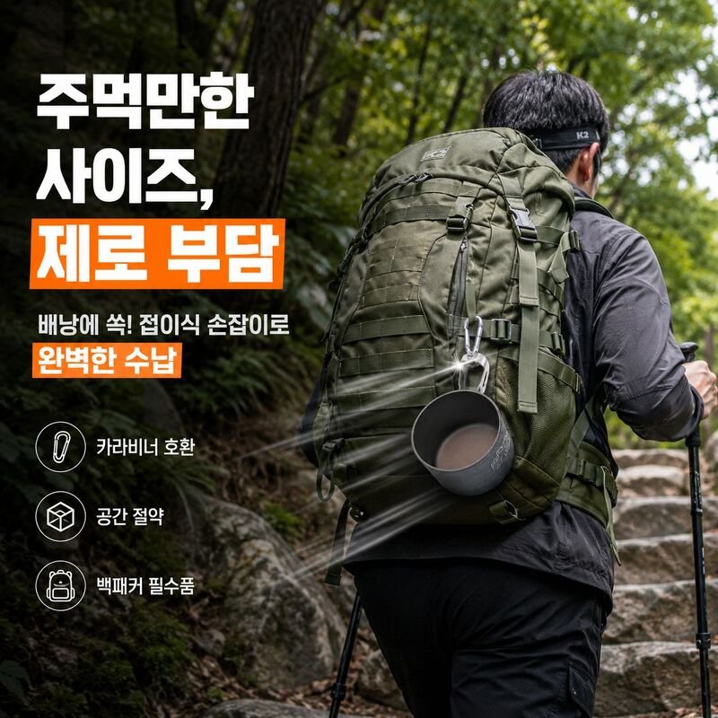 야외 휴대용 알루미늄 컵 캠핑 다용도 물컵 미니 와인잔