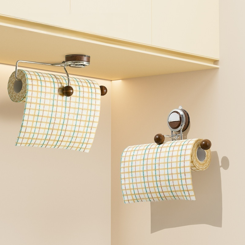 Suction-Cup Towel and Tissue Holder