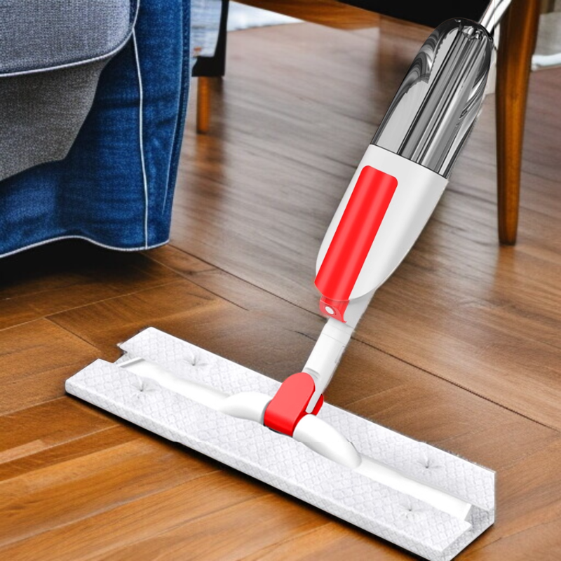 カラースプレーモップ ハンドフリー家庭用大型パネル回転モップ吸水スプレーレイジーモップ