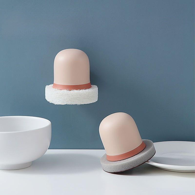 金剛砂多功能帶柄刷鍋神器清潔刷