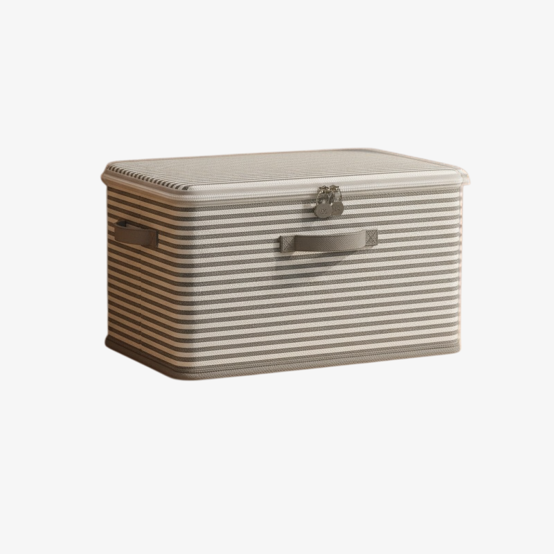 Collapsible Storage Organizer with Combination Lock for Home