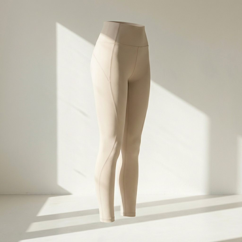 กางเกงออกกำลังกายสตรีเนื้อผ้ายืดหยุ่น