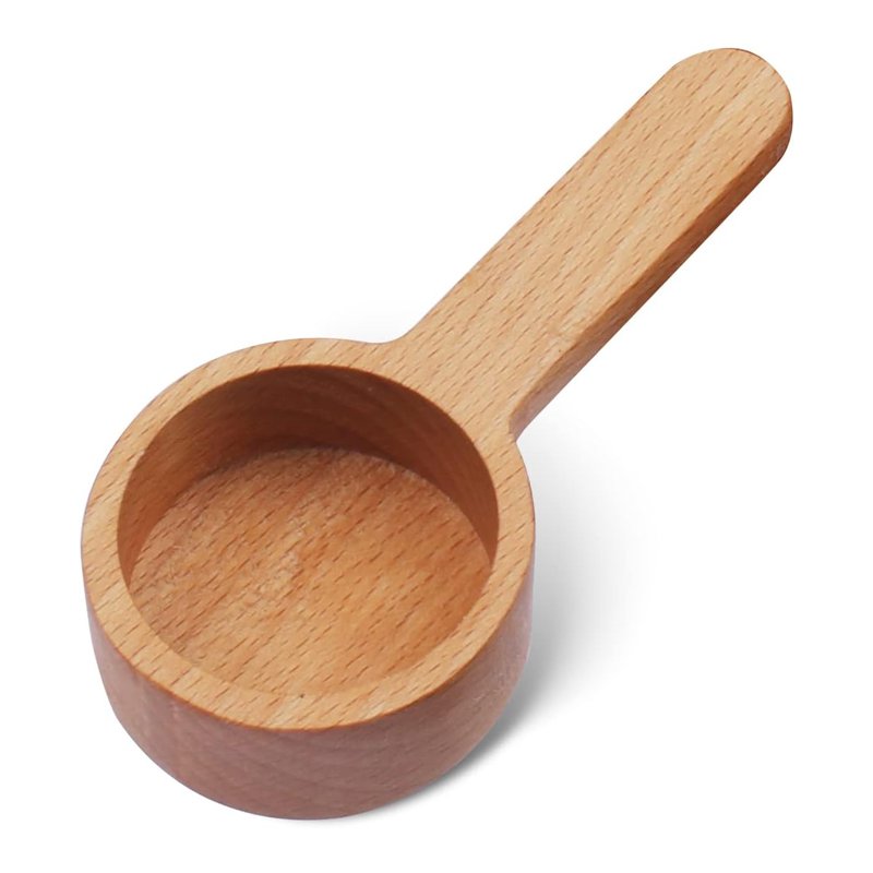 Cuchara de café de nogal de haya