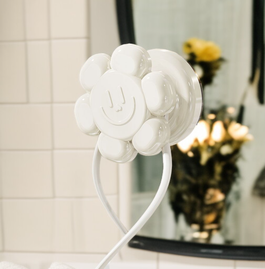 드릴 없이 설치된 꽃형 손잡이