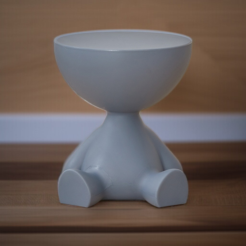 Kreativer Beistelltisch für kleine Wohnungen, mobiler Sofatisch mit Regal für das Schlafzimmer