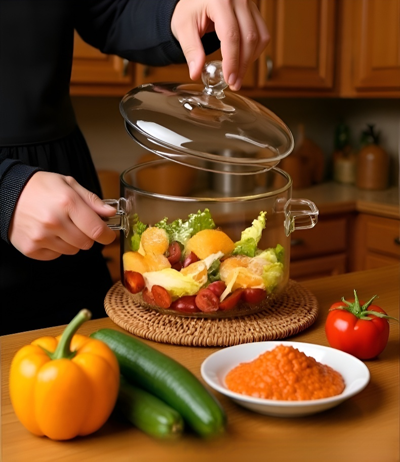 인체에 무해한 코팅의 냄비 내부