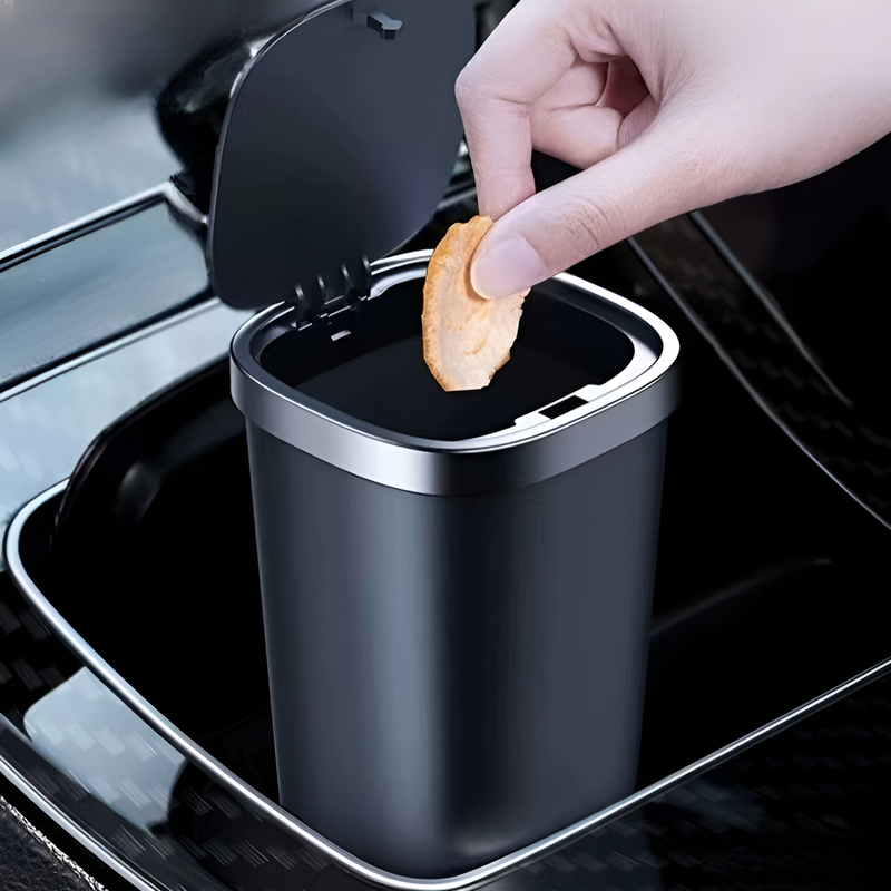 車載便攜帶蓋迷你垃圾桶