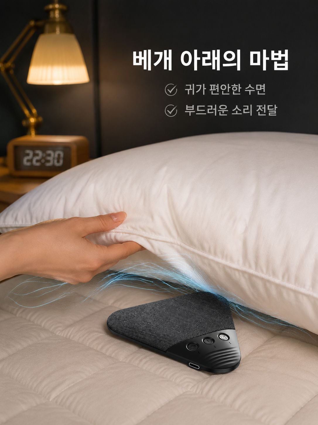 블루투스 베개 수면 스피커