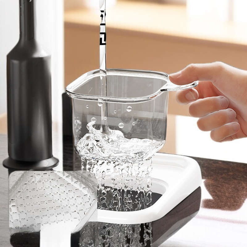 빨판식 분리식 티바구니 주방 잔여물 여과 분리 손 싱크대 물빠짐 바구니