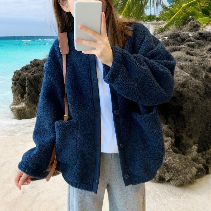 Damenmantel aus Lammwolle