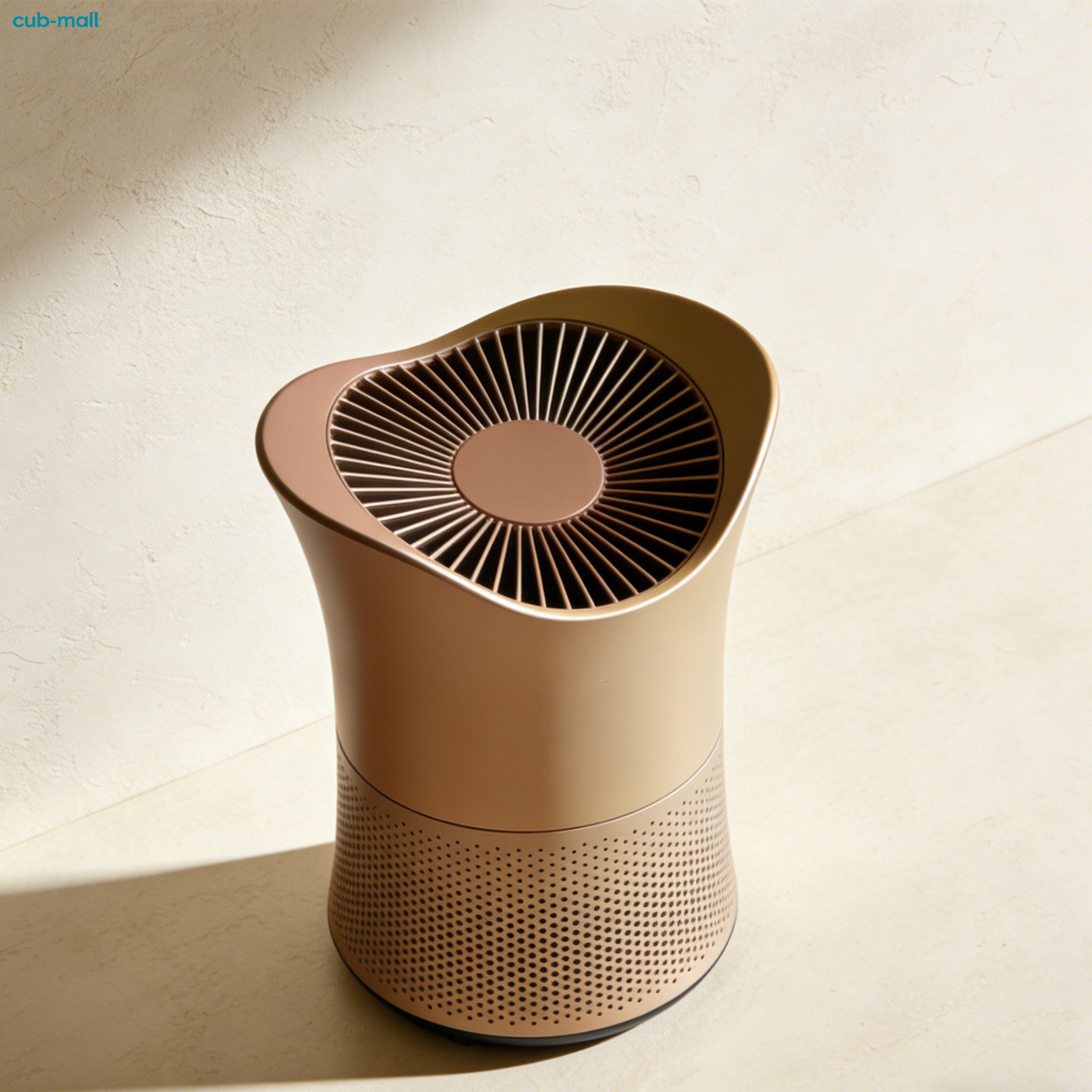 Modern design air purifier in living room