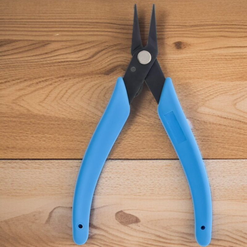 歯なし 細目ペンチ ワイヤーラップ延長プライヤー 精密素材ハンドビーズツール インチファインピンチジュエリープライヤー