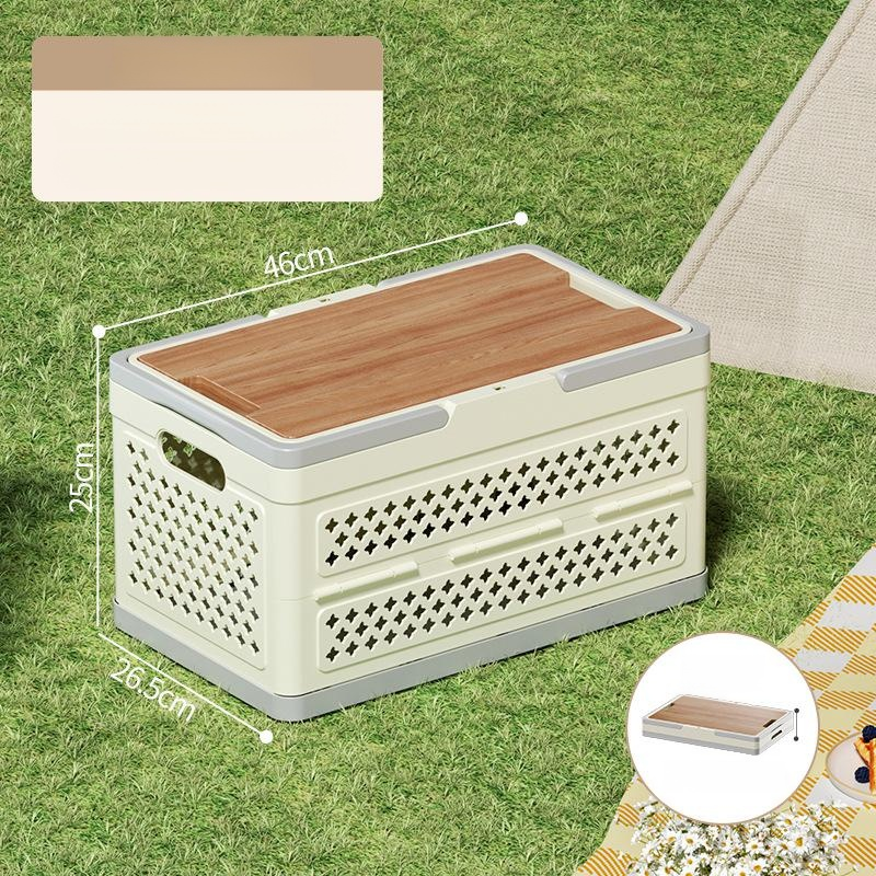 Multifunctional Outdoor Foldable Storage Basket Large Capacity Tote Picnic Box