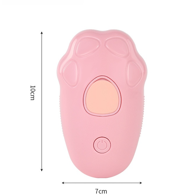 Wet and dry pet grooming brush