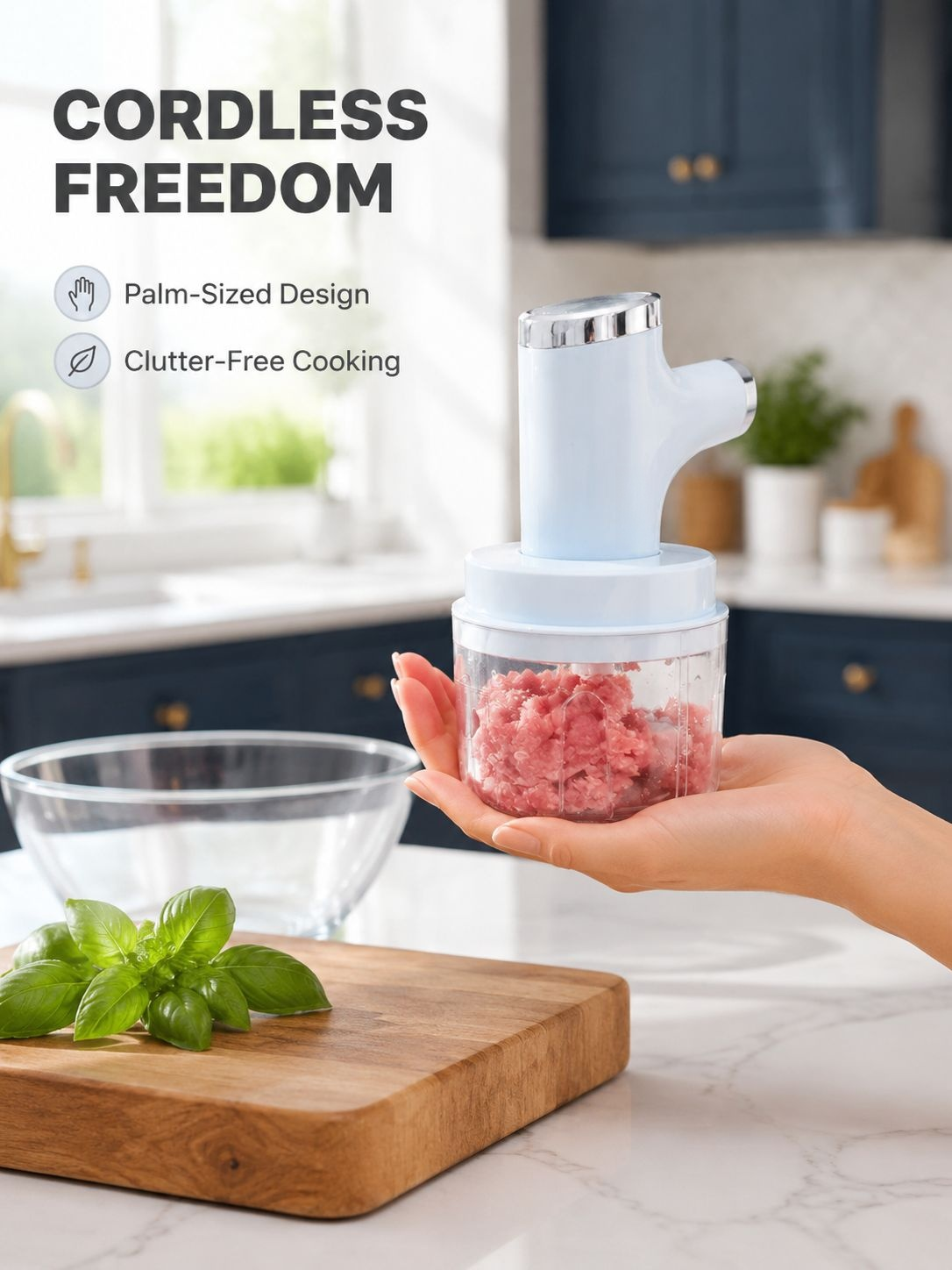 Multifunctional electric egg beater handheld electric mixer garlic masher home lazy portable egg bea