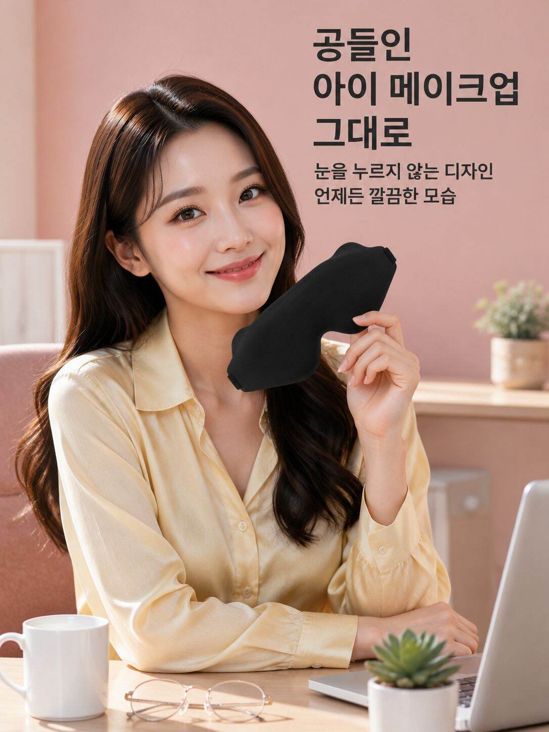 남녀 공용 사용 가능한 3D 아이 마스크