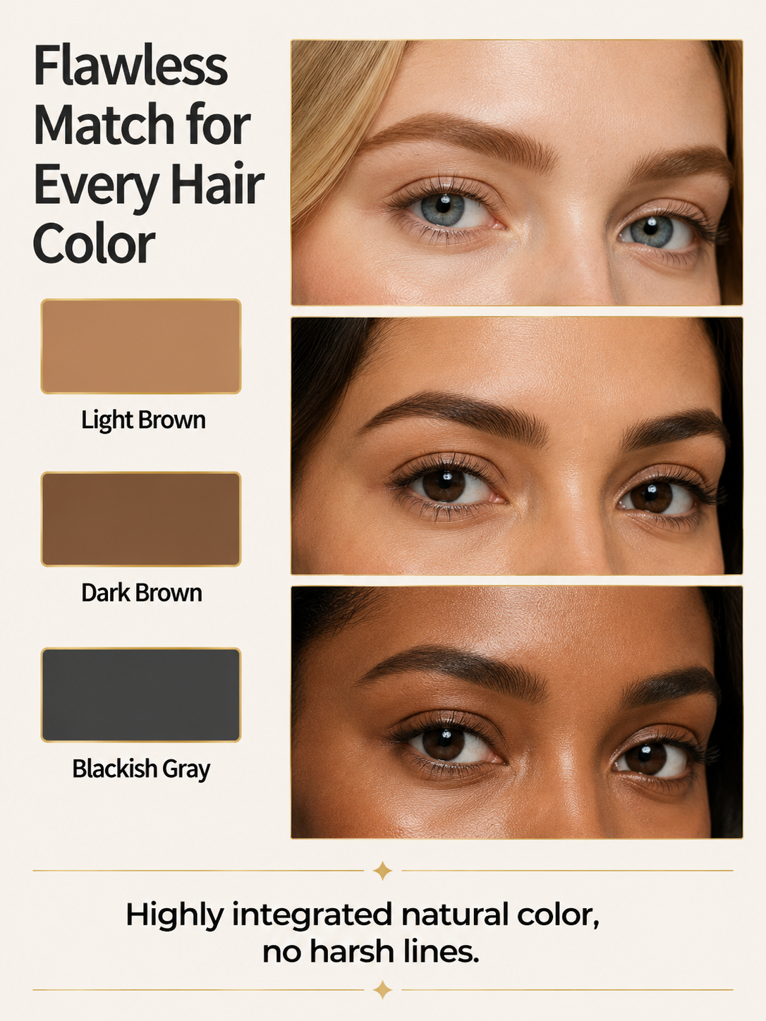 Waterproof Quick Brow Stamp Kit
