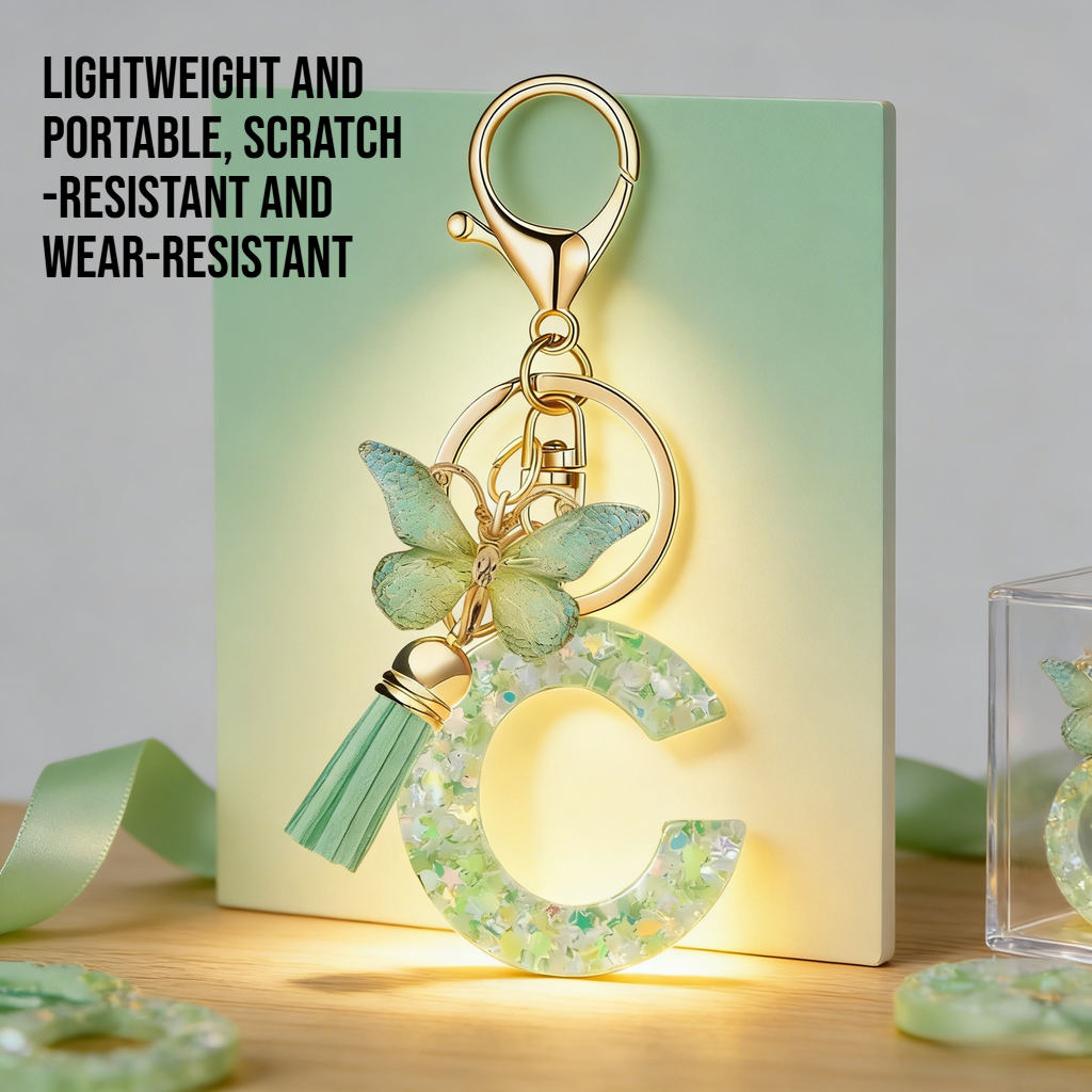 Letter keychain