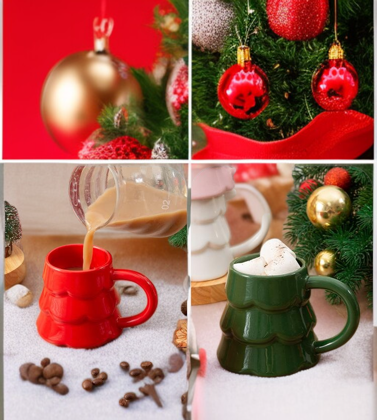 커플이 함께 사용하는 세라믹 머그