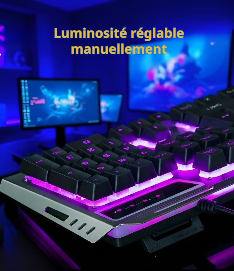 Ensemble clavier et souris mécanique