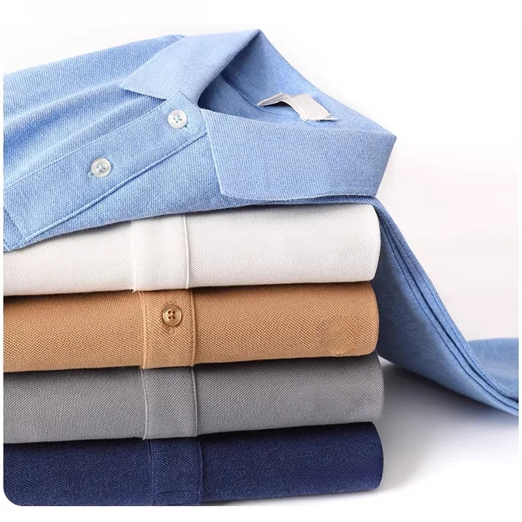 メンズカジュアル長袖シャツ ファッションボタン付きトップス