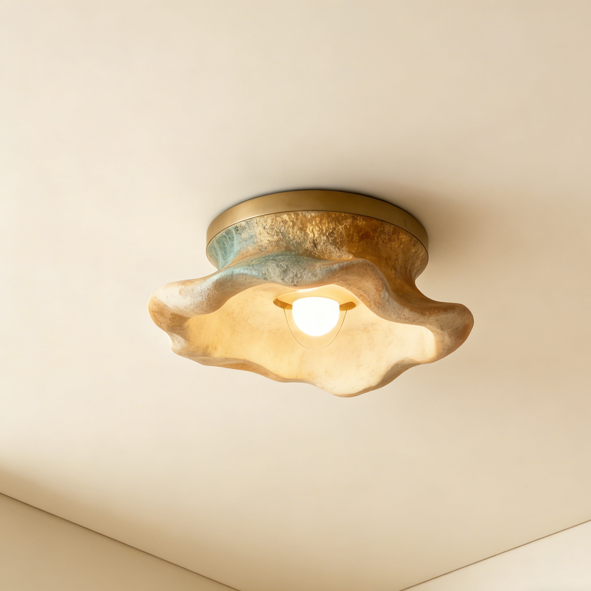 โคมไฟเพดานห้องนอนดีไซน์เรียบง่ายและมีเอกลักษณ์