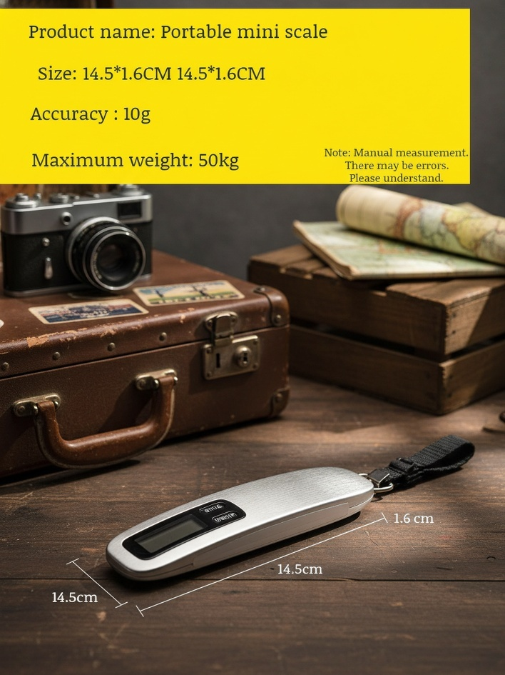 Home Portable Handheld Mini Compact Precision Weighing Luggage Scale
