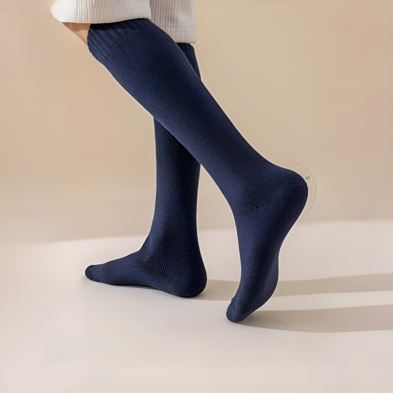 Pánské teplé silné fleecové ponožky střední délky