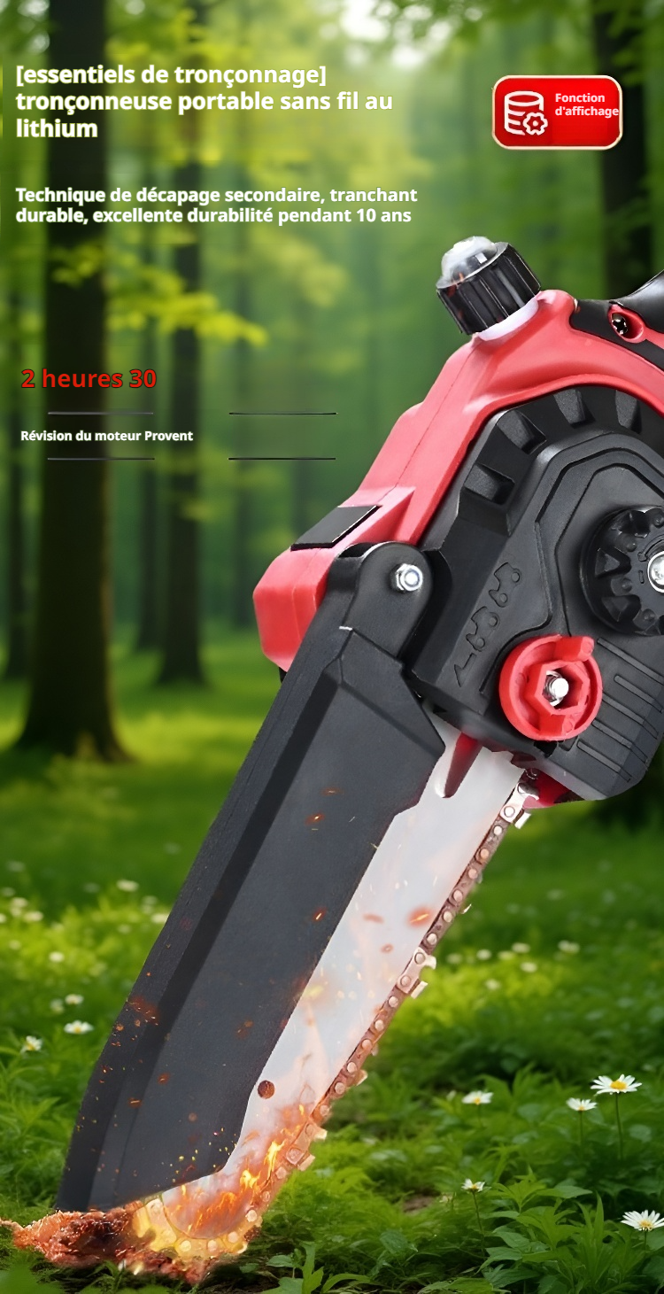 Scie portative idéale pour le jardinage