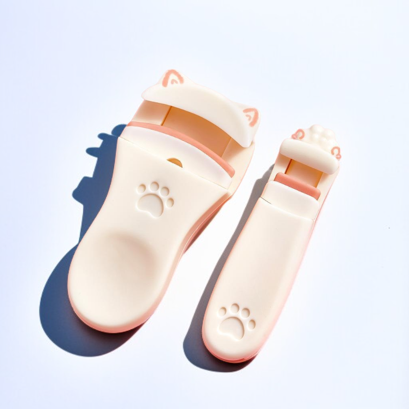 휴대용 고양이 발 모양 속눈썹 고데기