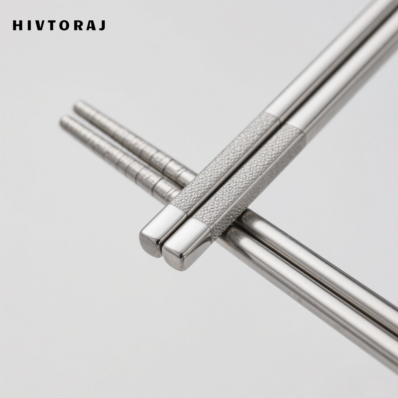 Eetstokjes van roestvrij staal (10 paar)