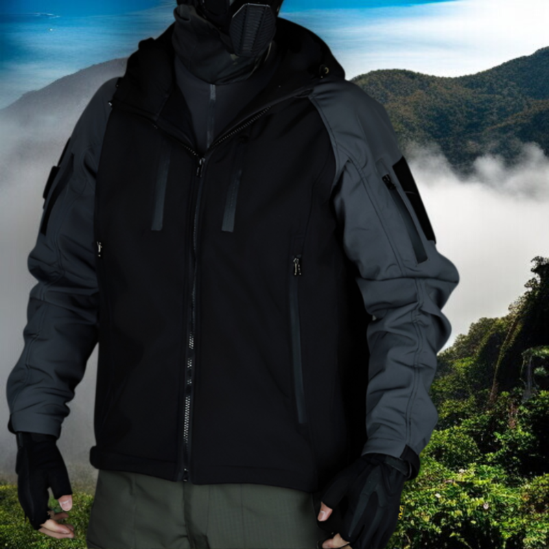 新型SP2アサルトミリタリーファンソフトシェルジャケットアウトドアタクティカルフリースウィンドブレーカーシャークスキンジャケット