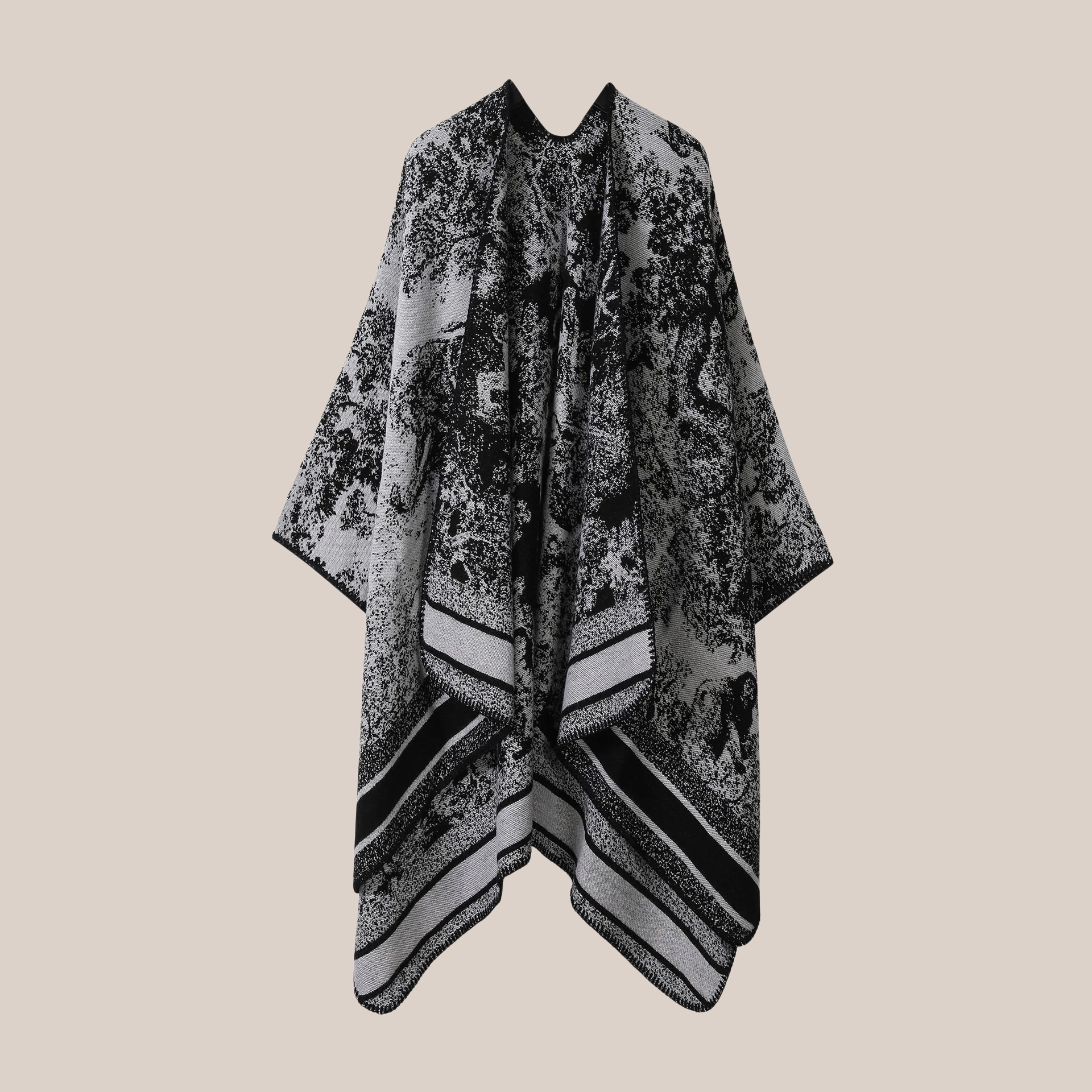 Bufanda reversible y cálida de estilo elegante