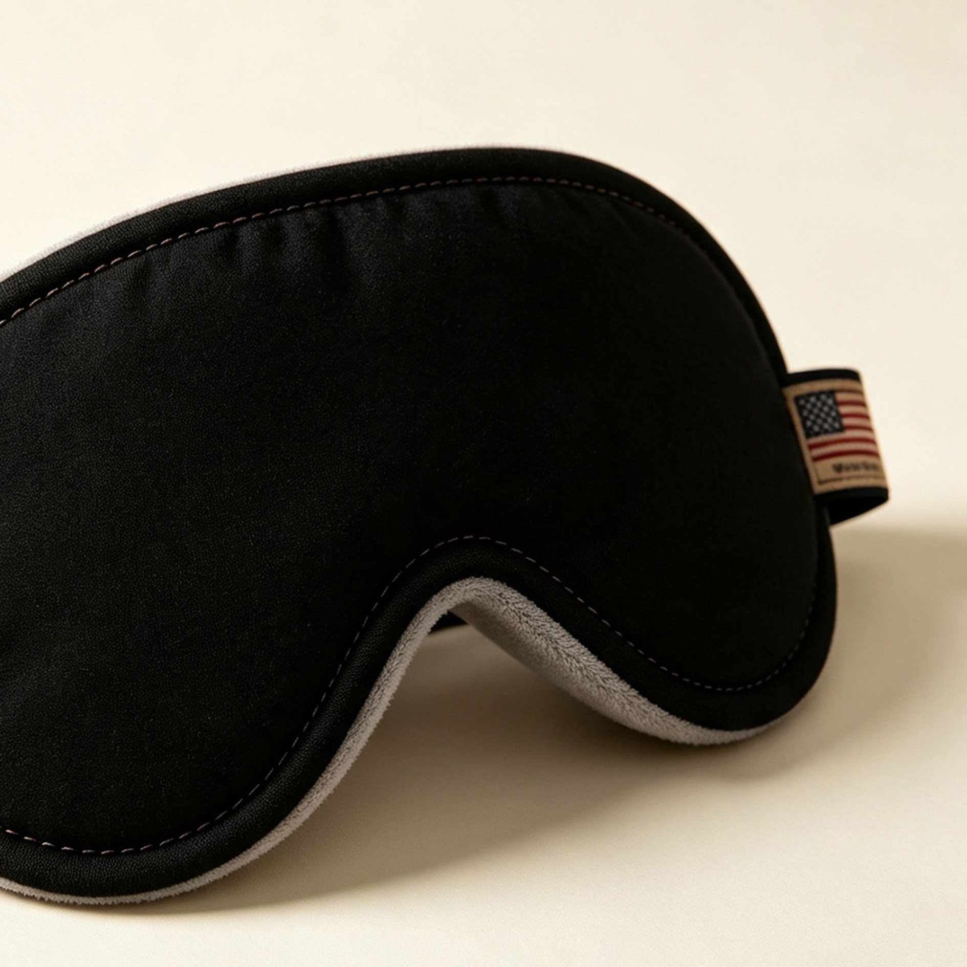 American flag fabric blackout eye mask