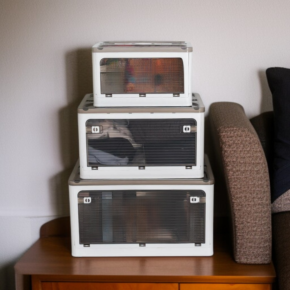 Contenedor organizador grande y plegable para ropa, artículos de camping, y juguetes Lego