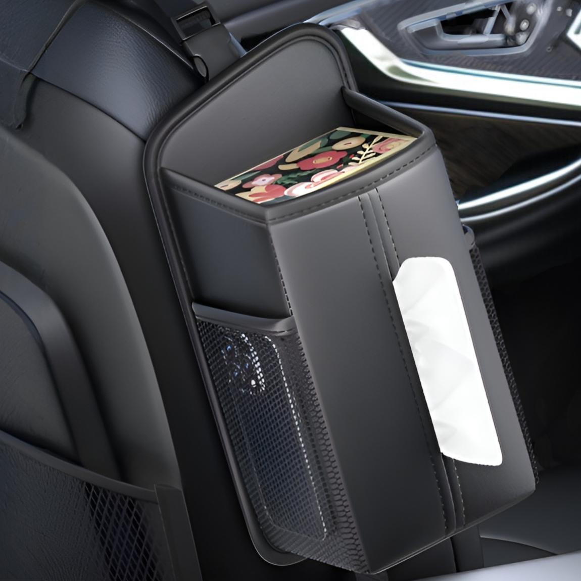 車のシートサイドティッシュボックス副操縦士インテリアユニバーサル多機能シート吊り下げ紙収納バッグ