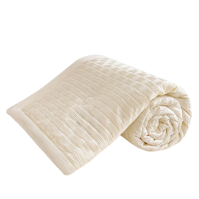 ワッフル織りウォッシュドコットン夏用掛け布団