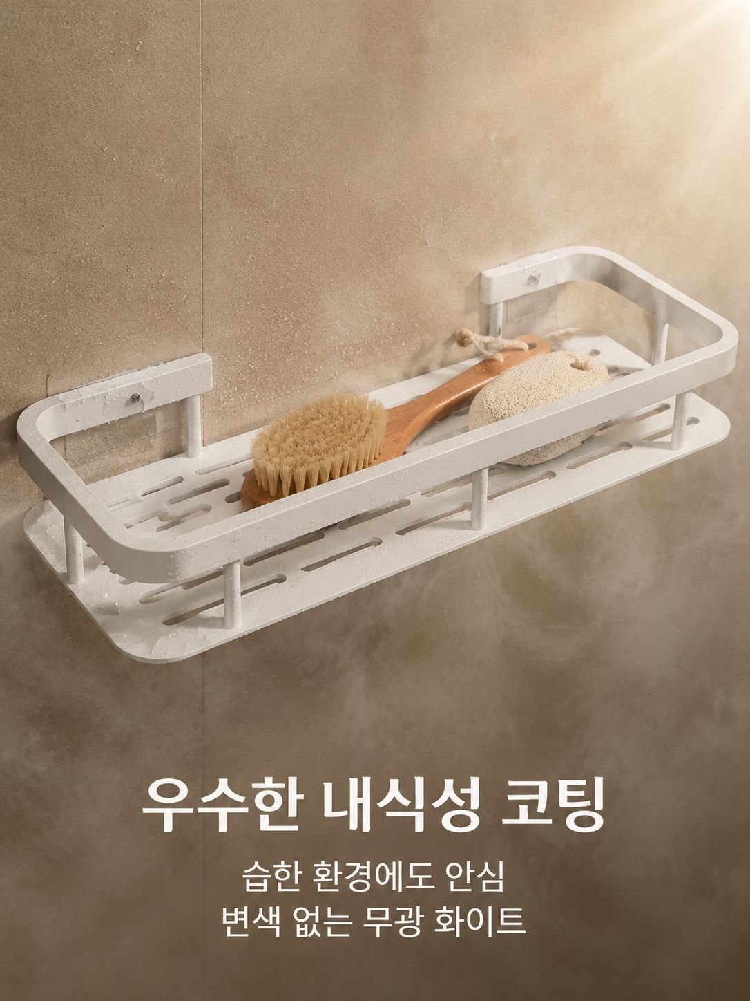 공간 절약형 욕실 선반 디자인
