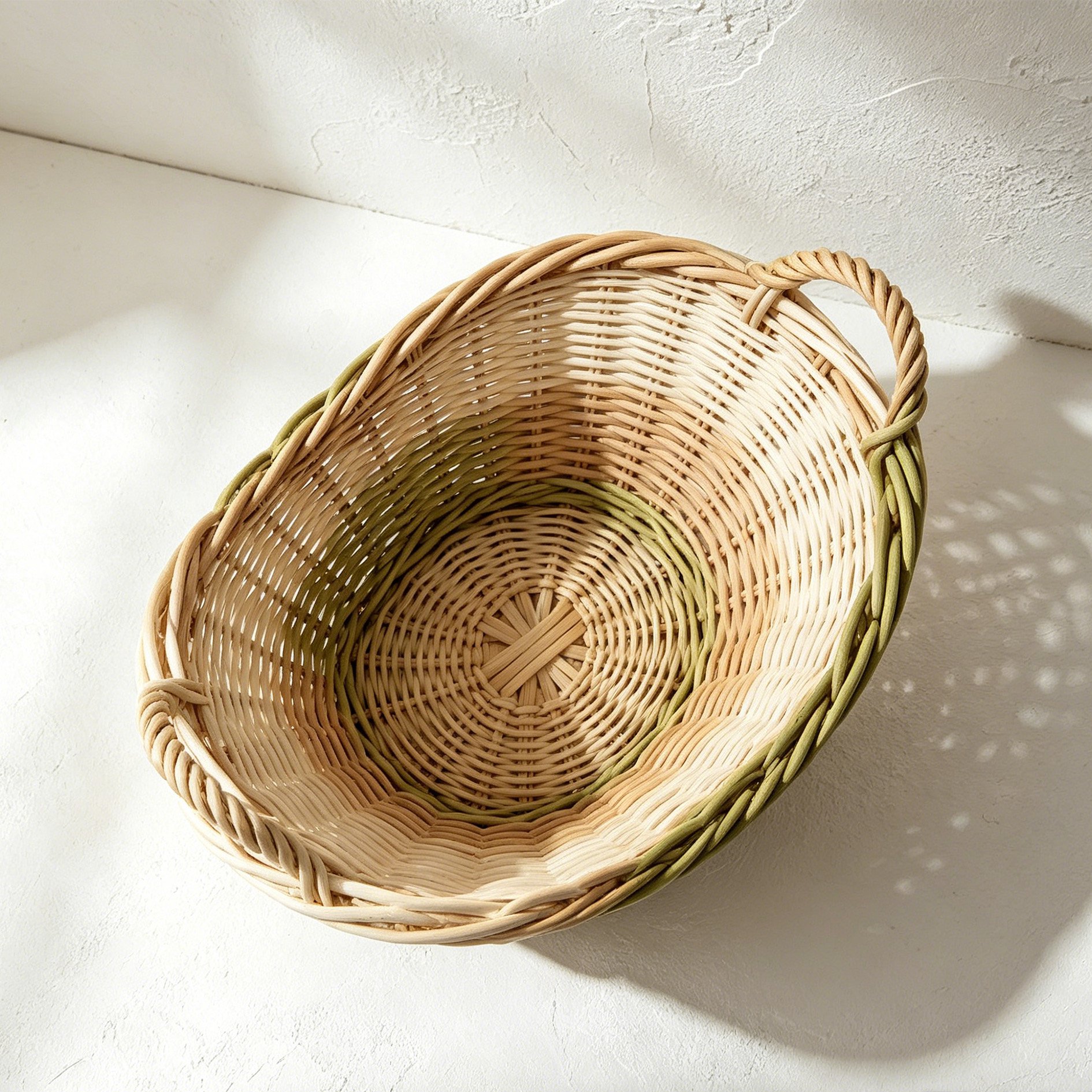 Handwoven Rattan Storage Baskets (Set of 2)