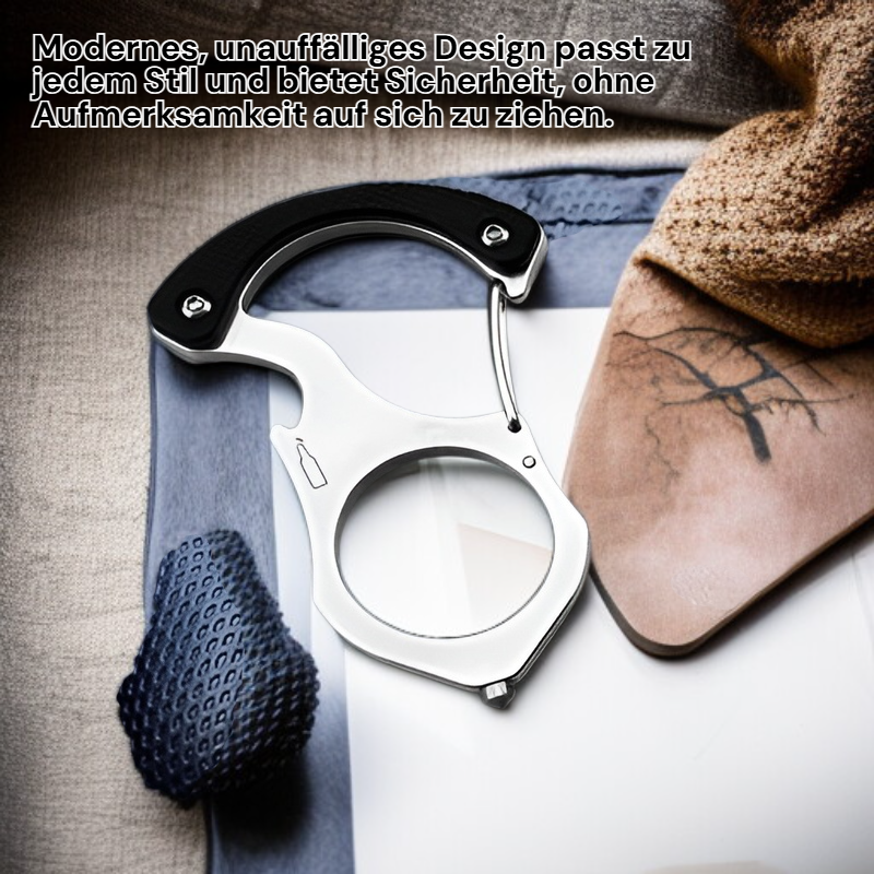 Multifunktionaler Selbstverteidigungs-Einzelring Schlüsselanhänger Fensterbrecher