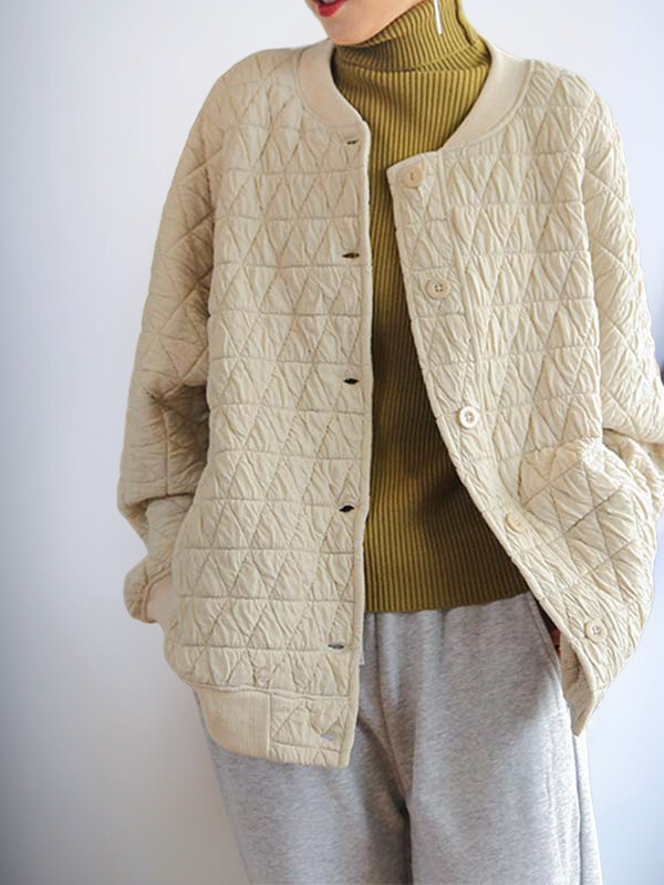 코지한 겨울 아우터, 여성용 두꺼운 코트 후면 모습