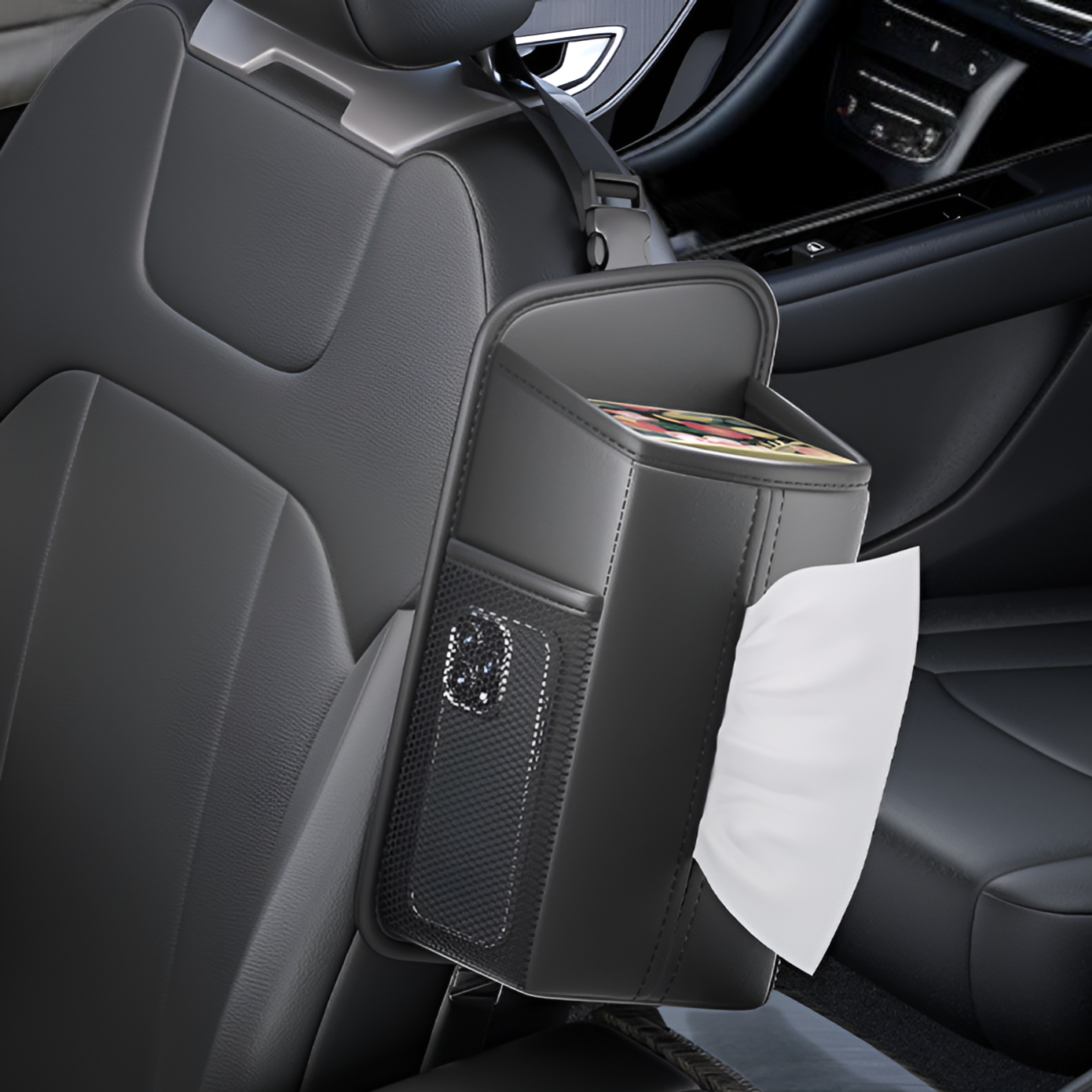 車のシートサイドティッシュボックス副操縦士インテリアユニバーサル多機能シート吊り下げ紙収納バッグ