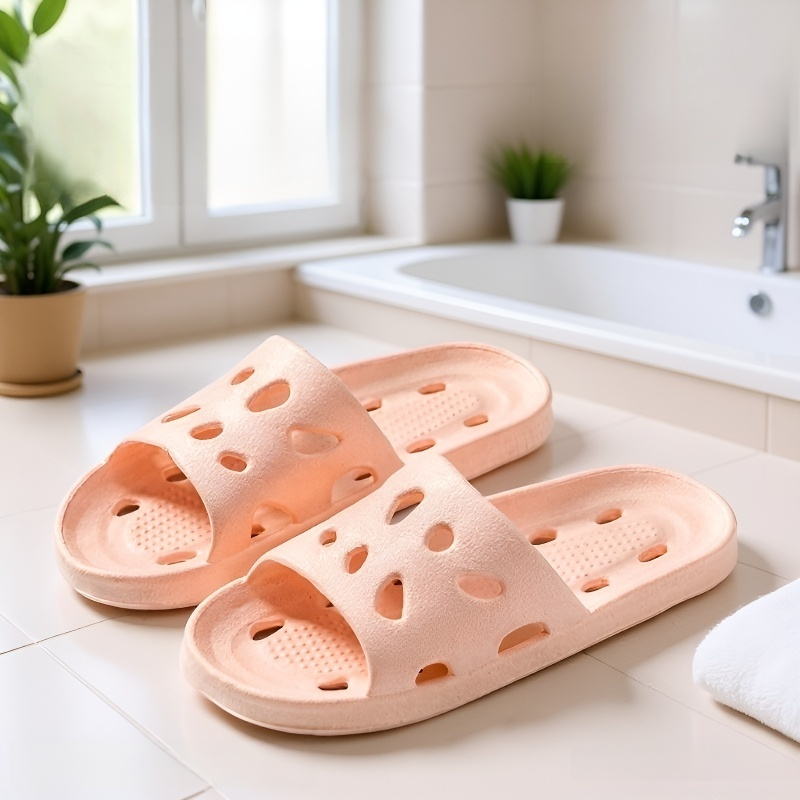non-slip, breathable bathroom slippers