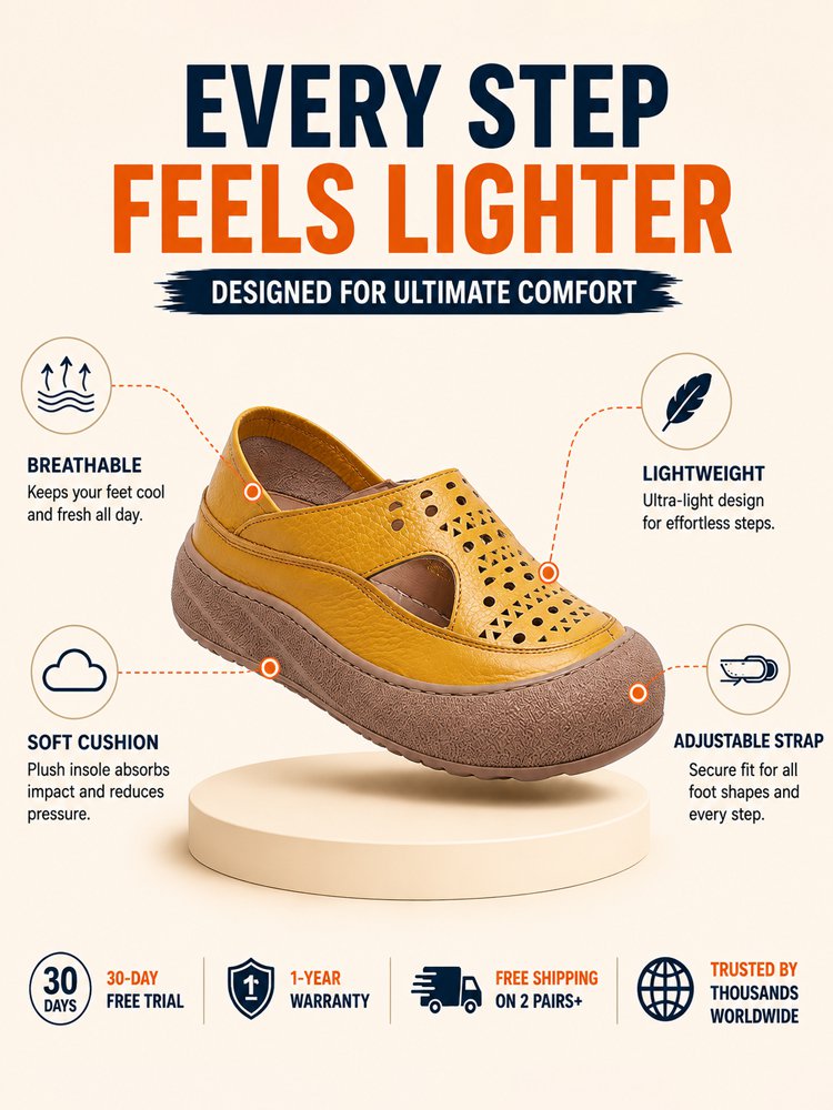 Handmade genuine leather sandals